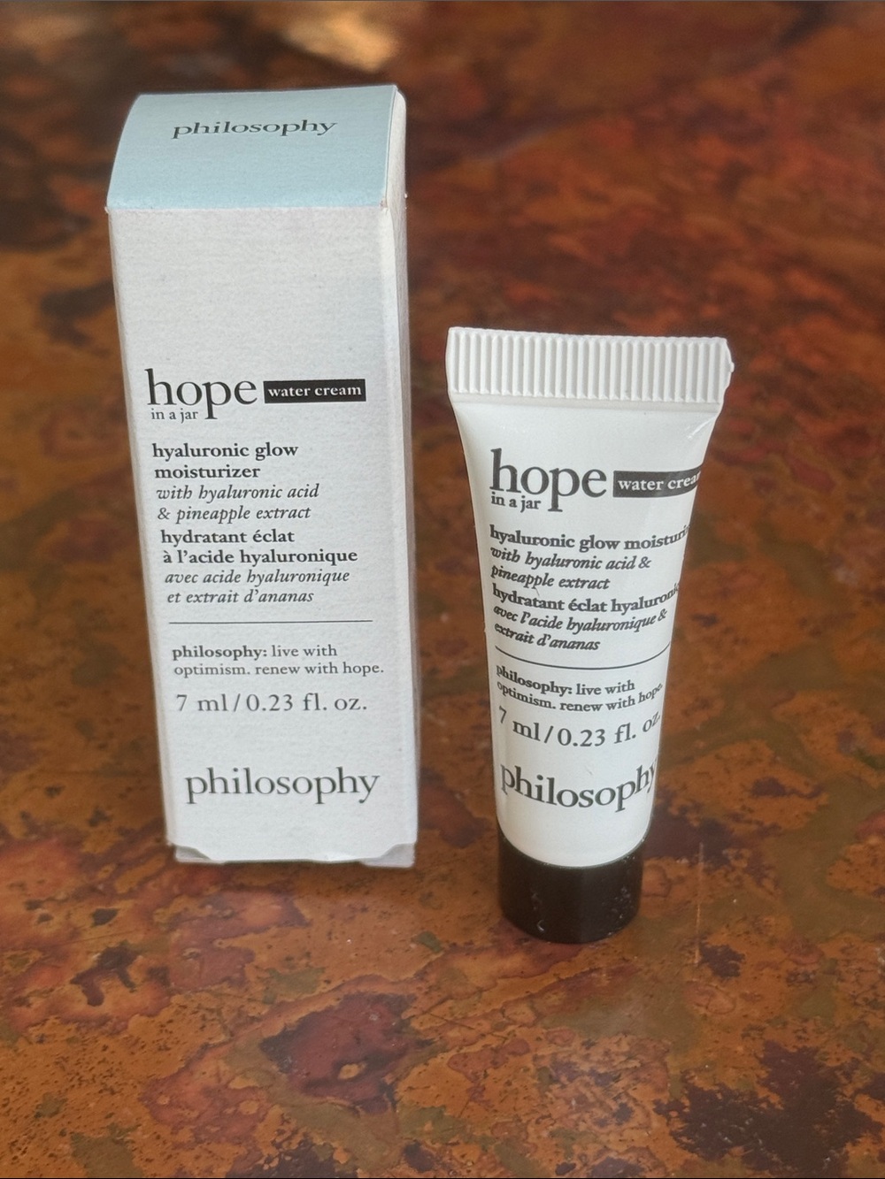 Philosophy Hope in a Jar Water Cream Hyaluronic Acid & Pineapple Moisturizer-7ml